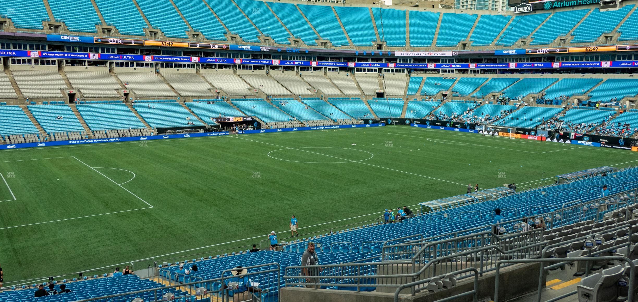 Bank of America Stadium - Section 348 Seat View