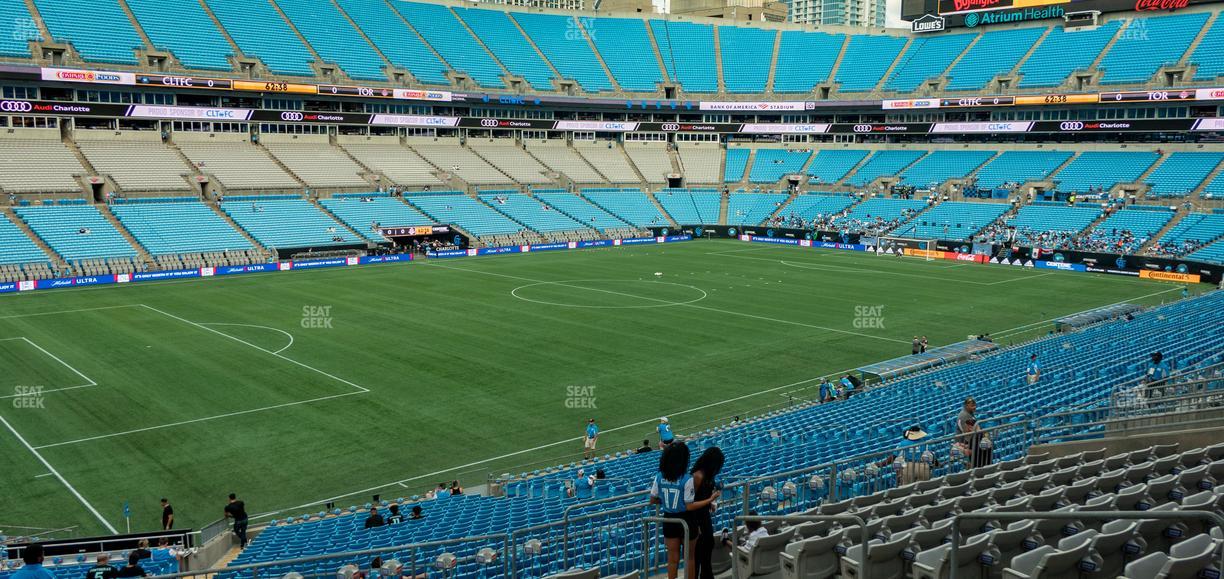 Bank of America Stadium - Section 349 Seat View