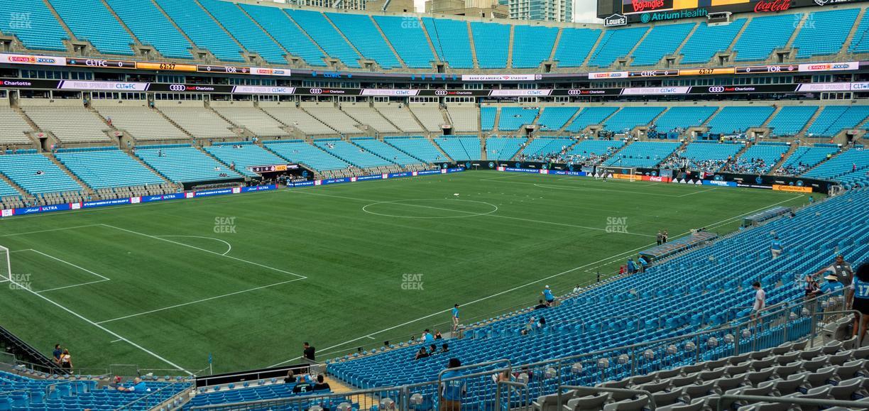 Bank of America Stadium - Section 350 Seat View