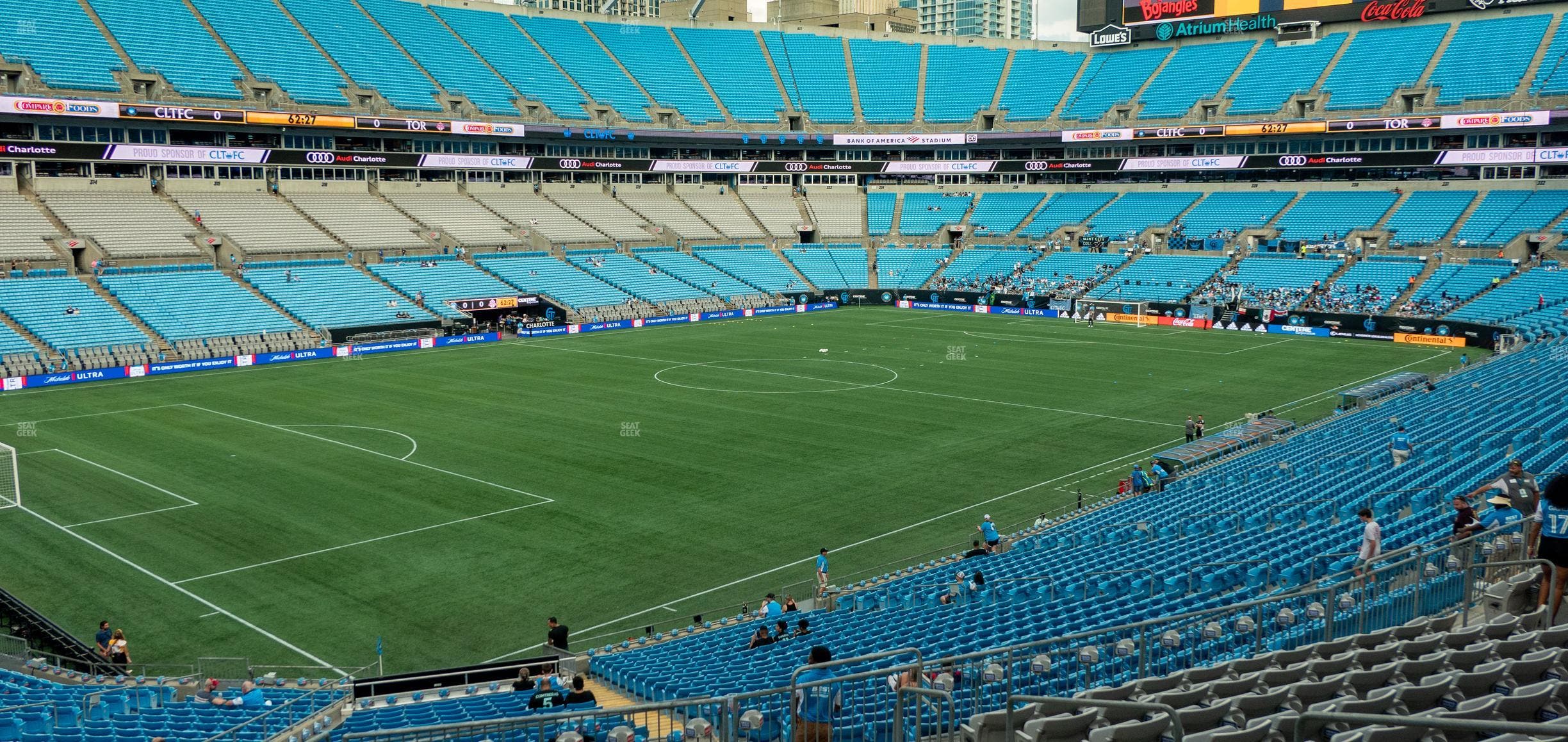 Bank of America Stadium - Section 350 Seat View