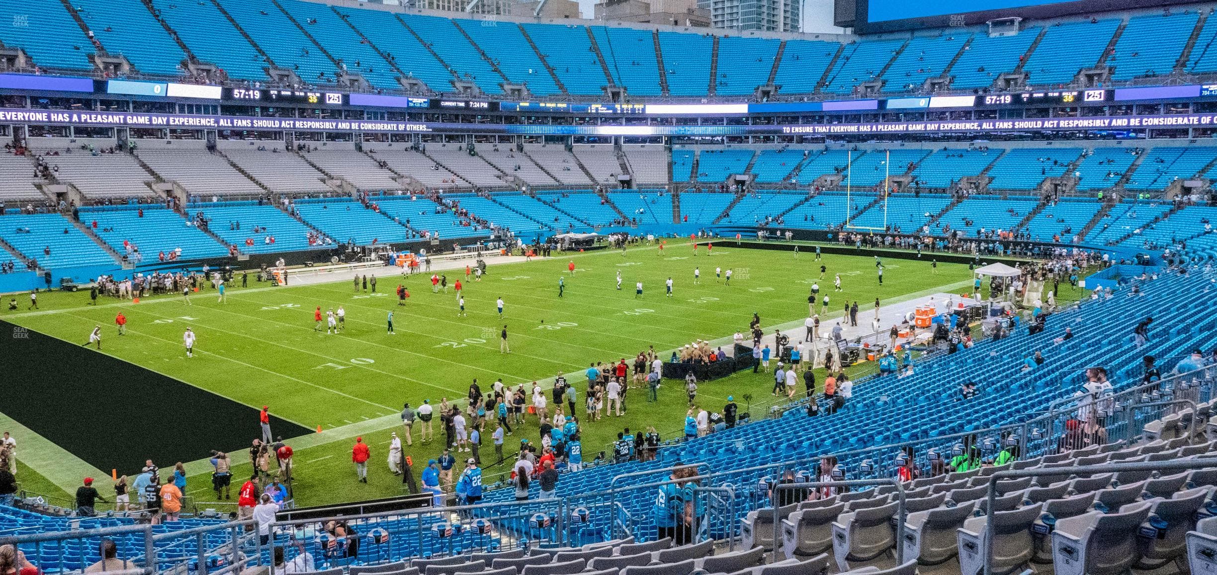 Bank of America Stadium - Section 350 Seat View
