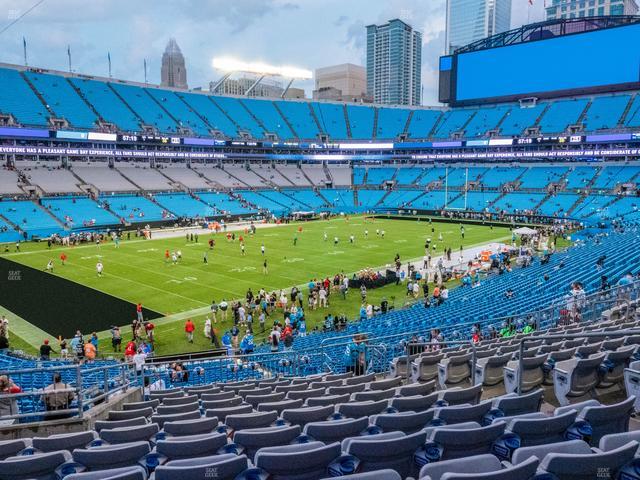Bank of America Stadium - Section 350 Seat View