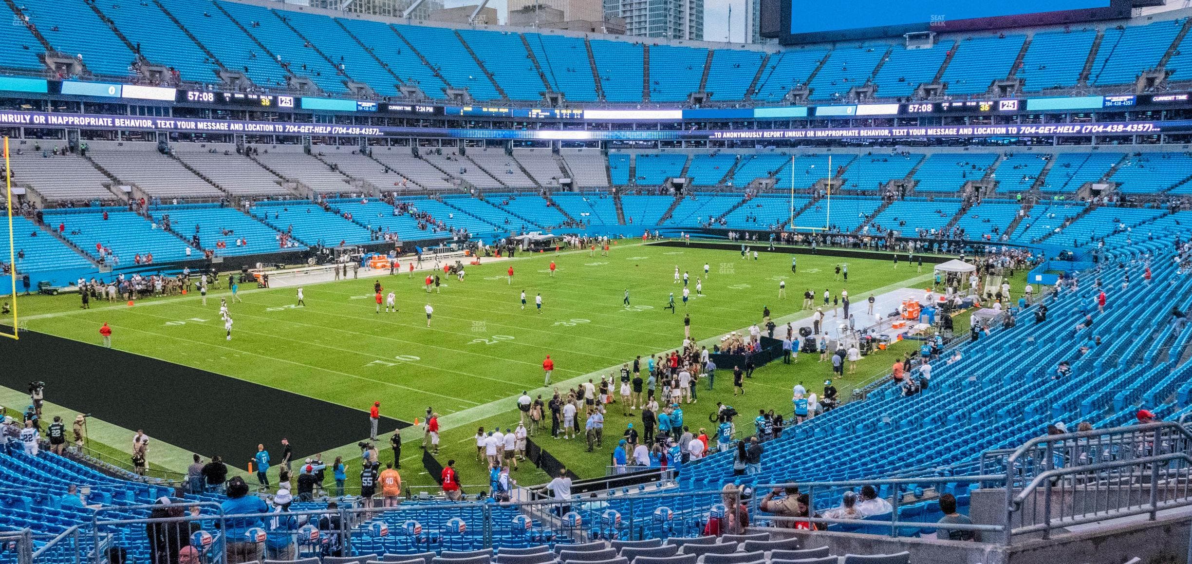 Bank of America Stadium - Section 351 Seat View