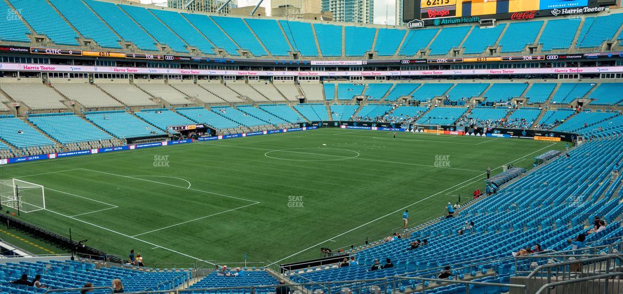 Bank of America Stadium - Section 351 Seat View
