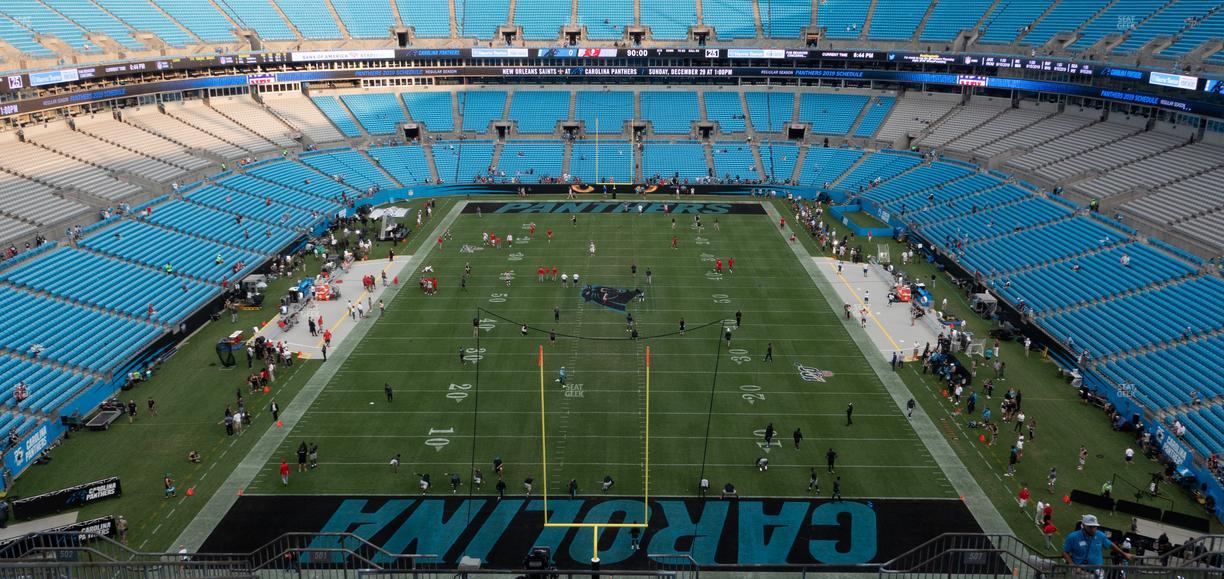 Bank of America Stadium - Section 501 Seat View