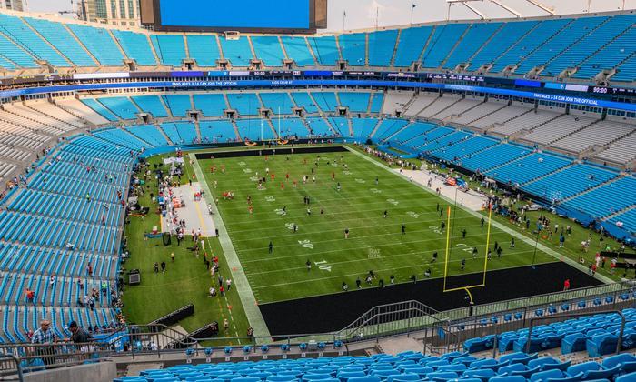 Bank of America Stadium - Section 504 Seat View