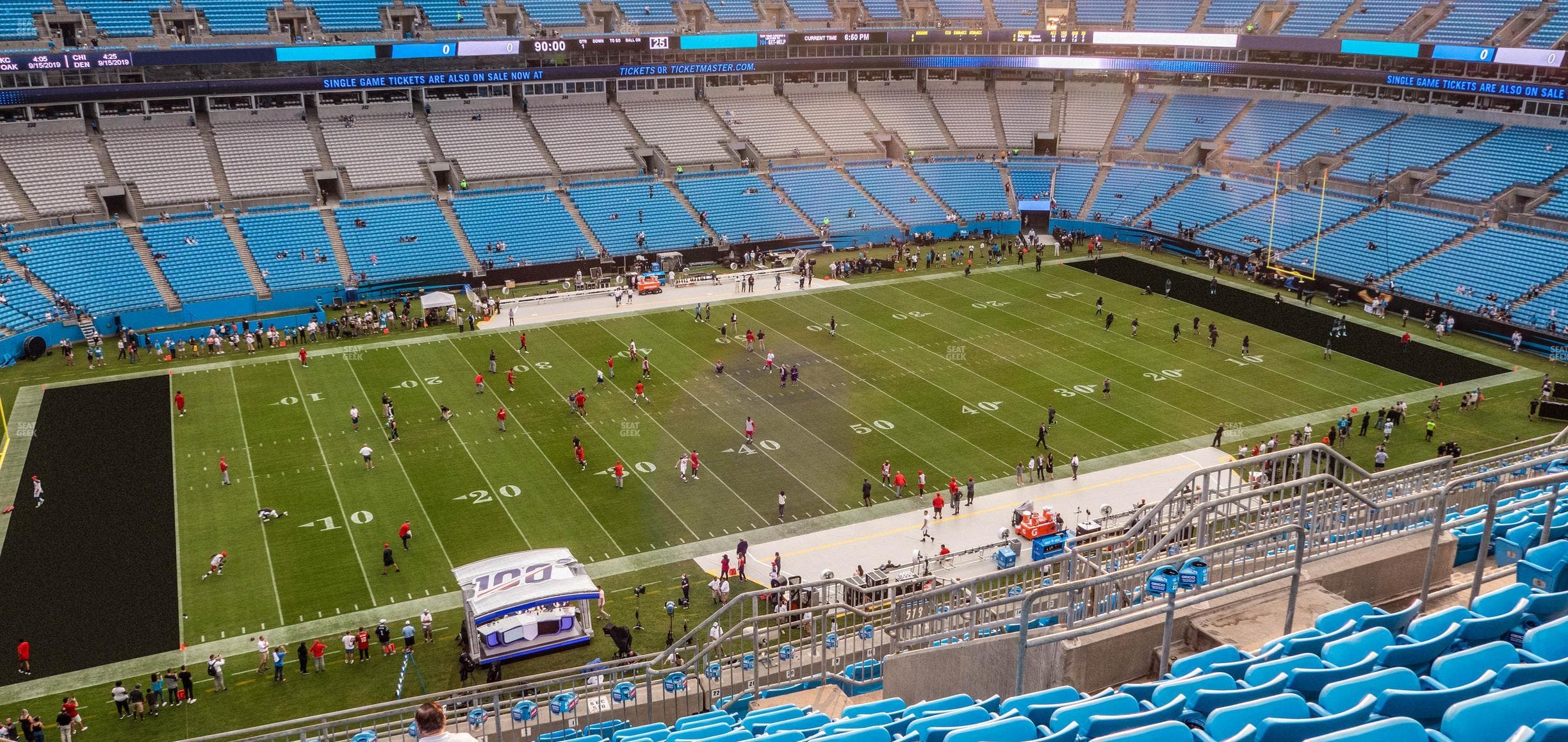Bank of America Stadium - Section 518 Seat View