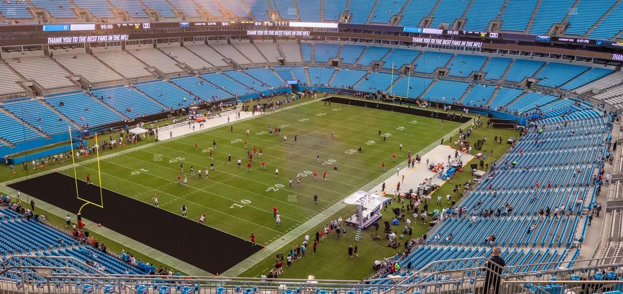 Bank of America Stadium - Section 523 Seat View