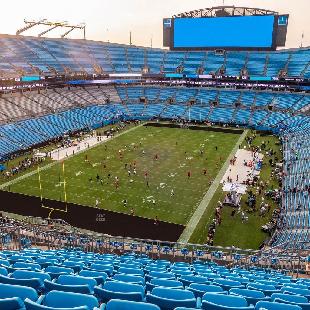Bank of America Stadium - Section 525 Seat View