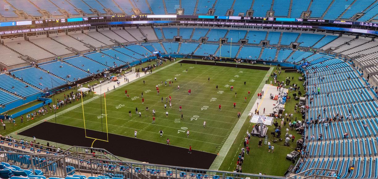 Bank of America Stadium - Section 525 Seat View