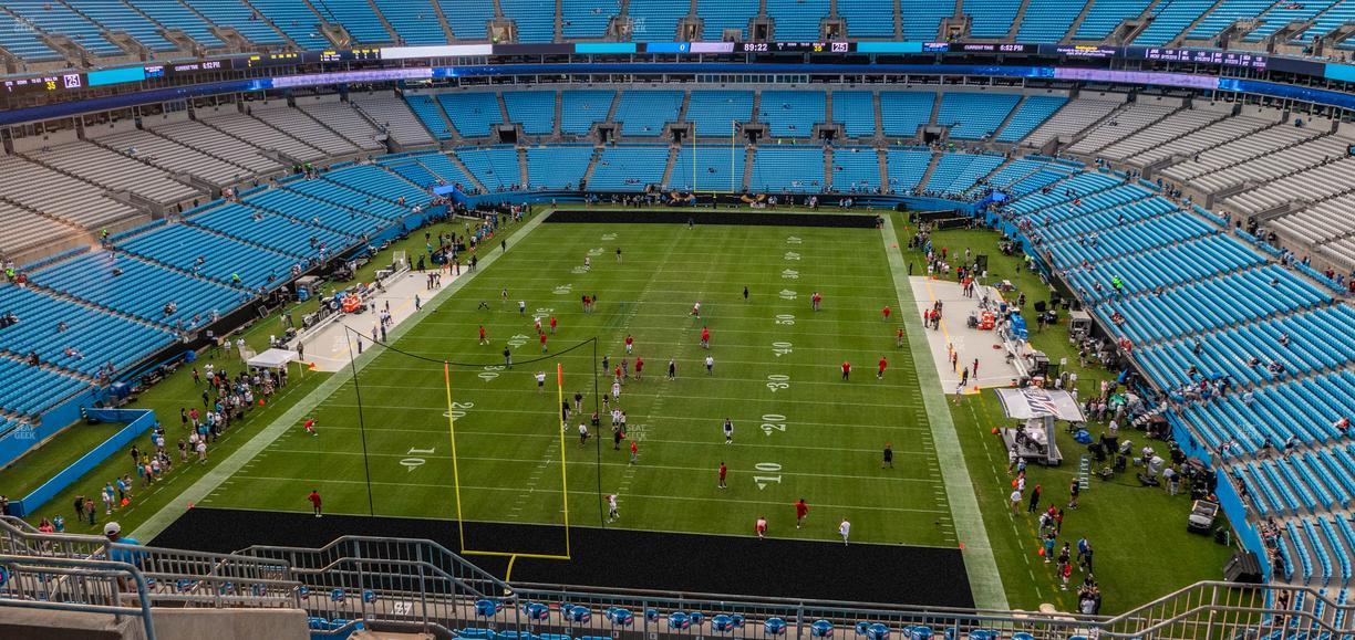 Bank of America Stadium - Section 527 Seat View