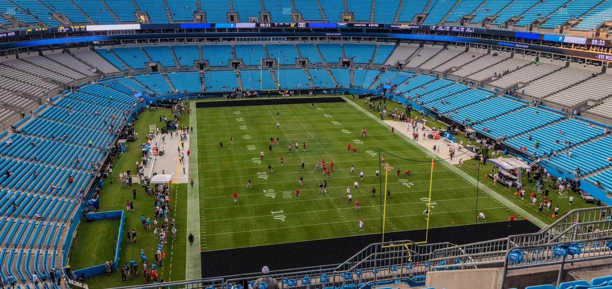Bank of America Stadium - Section 530 Seat View