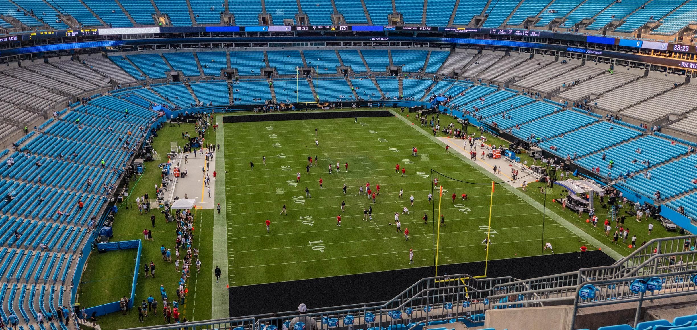 Bank of America Stadium - Section 530 Seat View