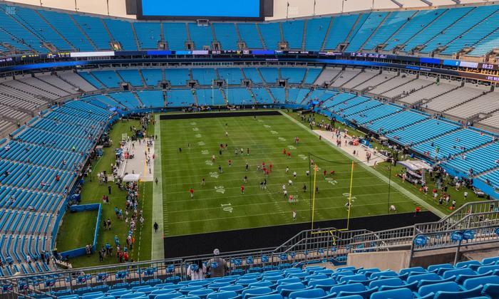 Bank of America Stadium - Section 530 Seat View