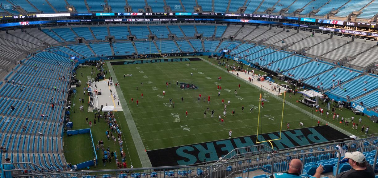 Bank of America Stadium - Section 531 Seat View