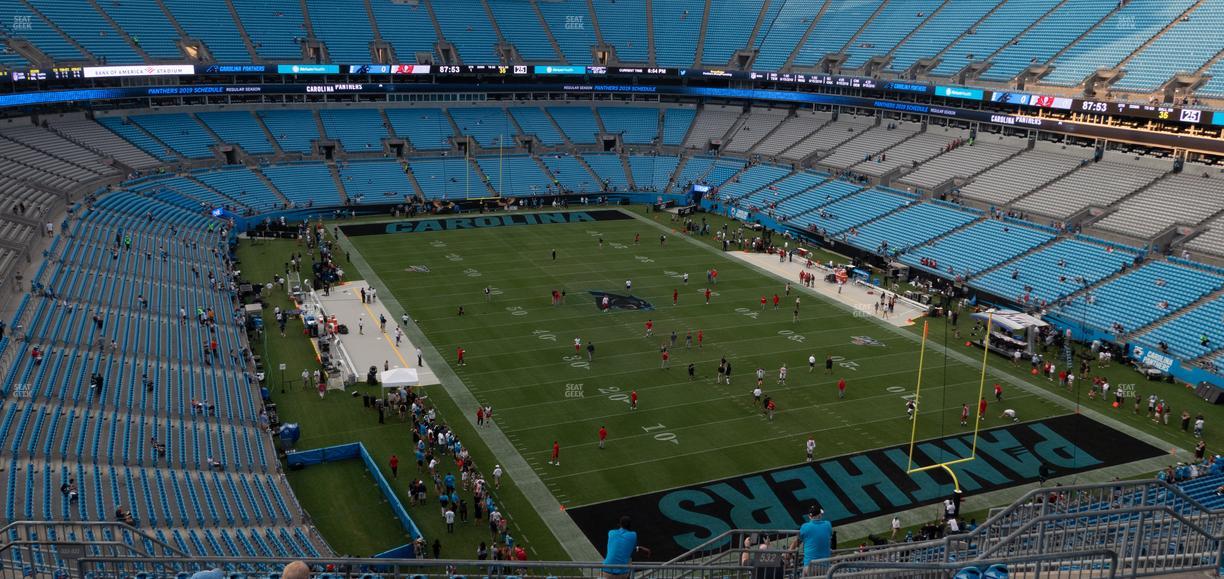 Bank of America Stadium - Section 532 Seat View