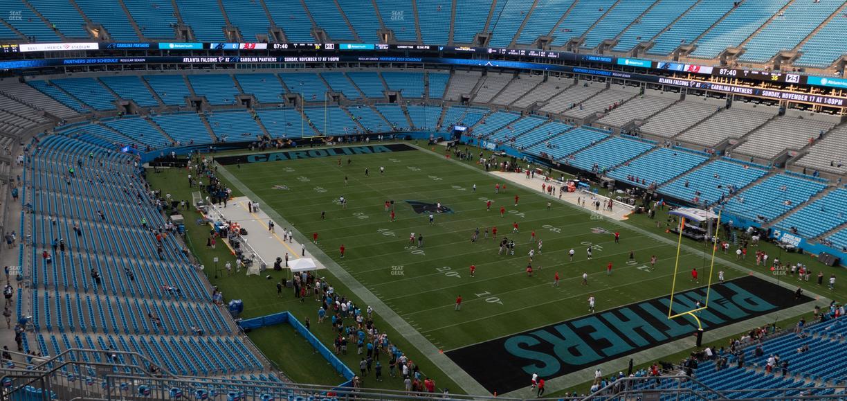 Bank of America Stadium - Section 533 Seat View