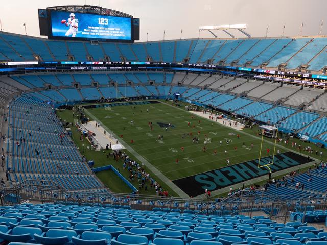 Bank of America Stadium - Section 533 Seat View Bank of America Stadium - Section 533 Seat View