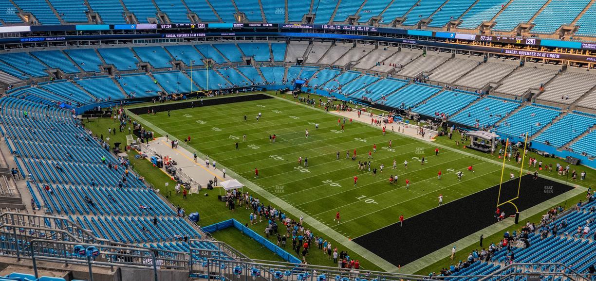 Bank of America Stadium - Section 534 Seat View