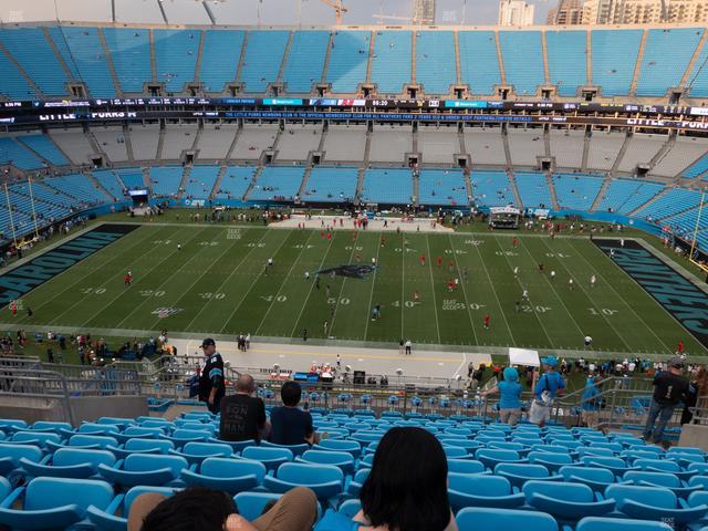Bank of America Stadium - Section 541 Seat View Bank of America Stadium - Section 541 Seat View