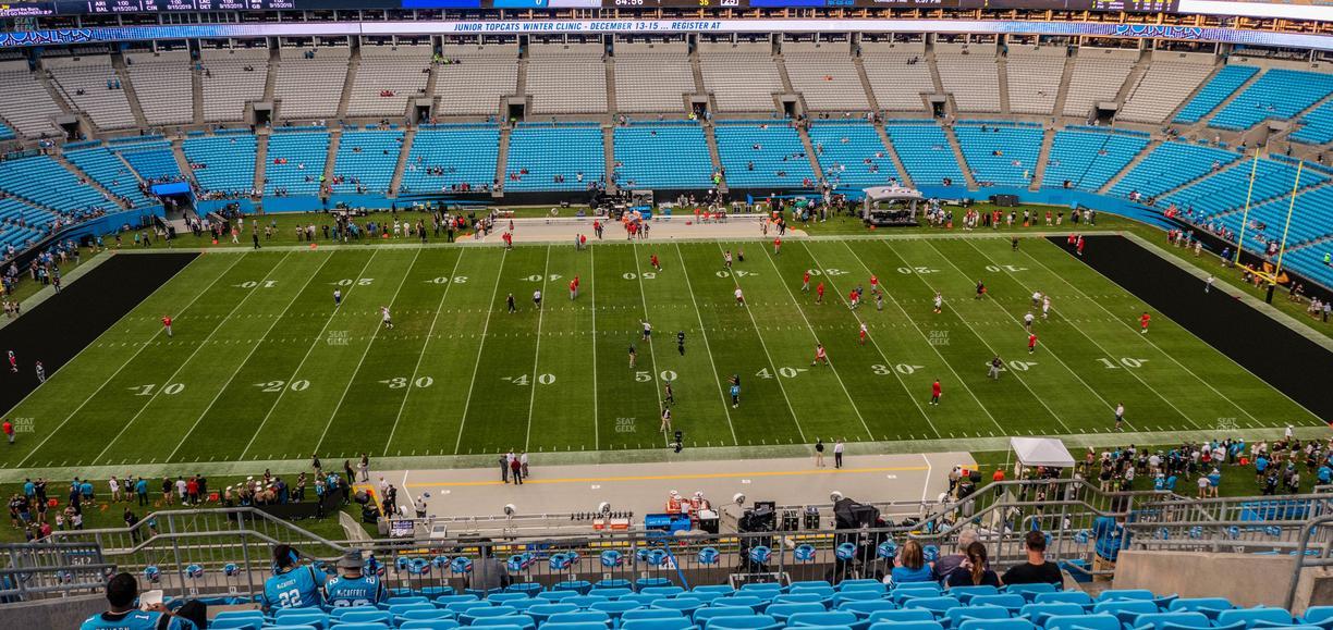Bank of America Stadium - Section 542 Seat View