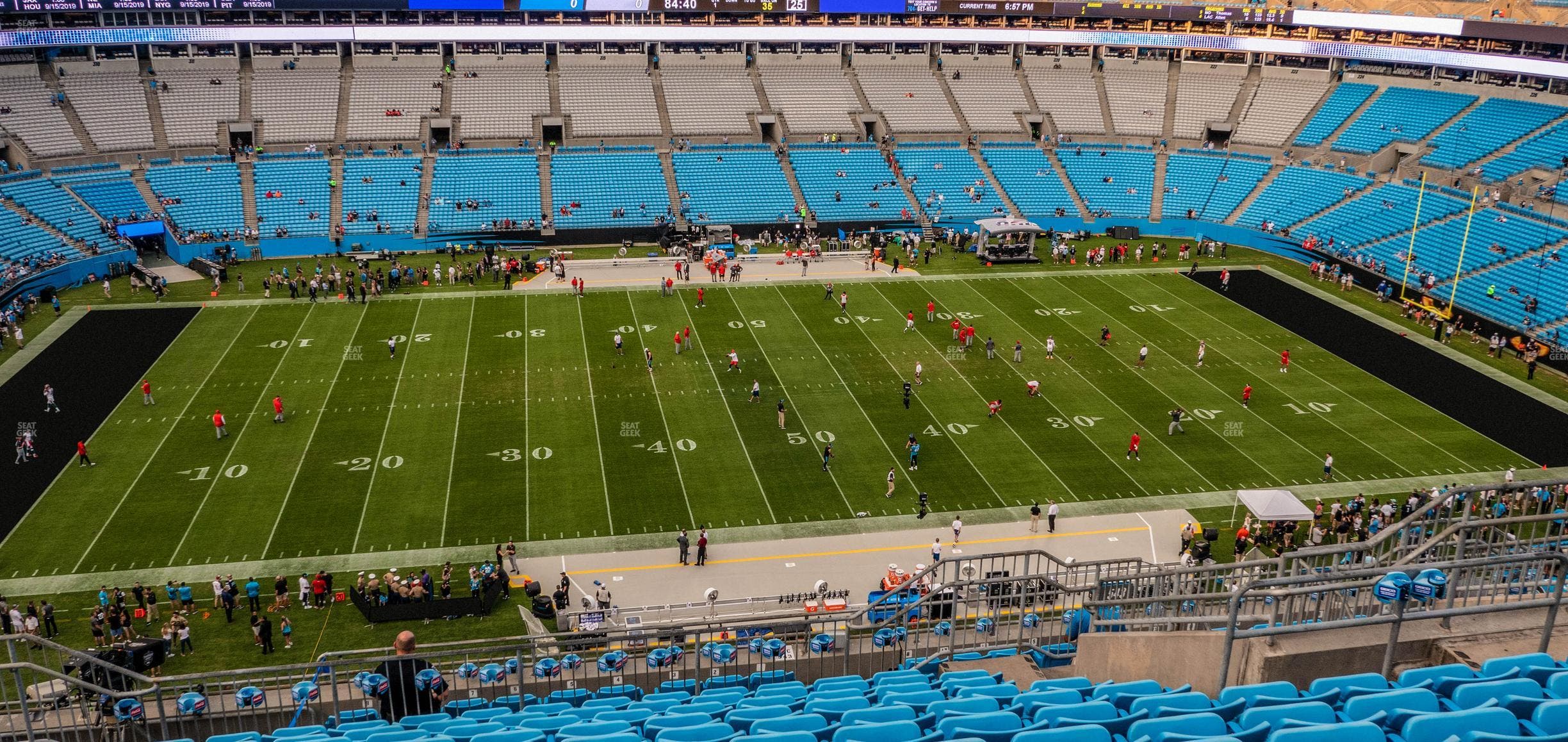 Bank of America Stadium - Section 543 Seat View