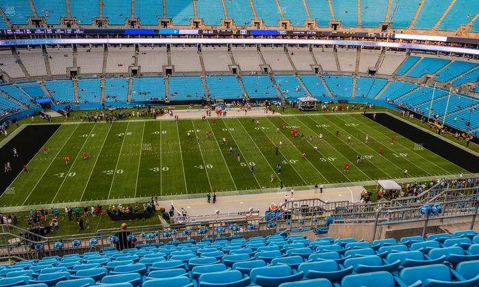 Bank of America Stadium - Section 543 Seat View