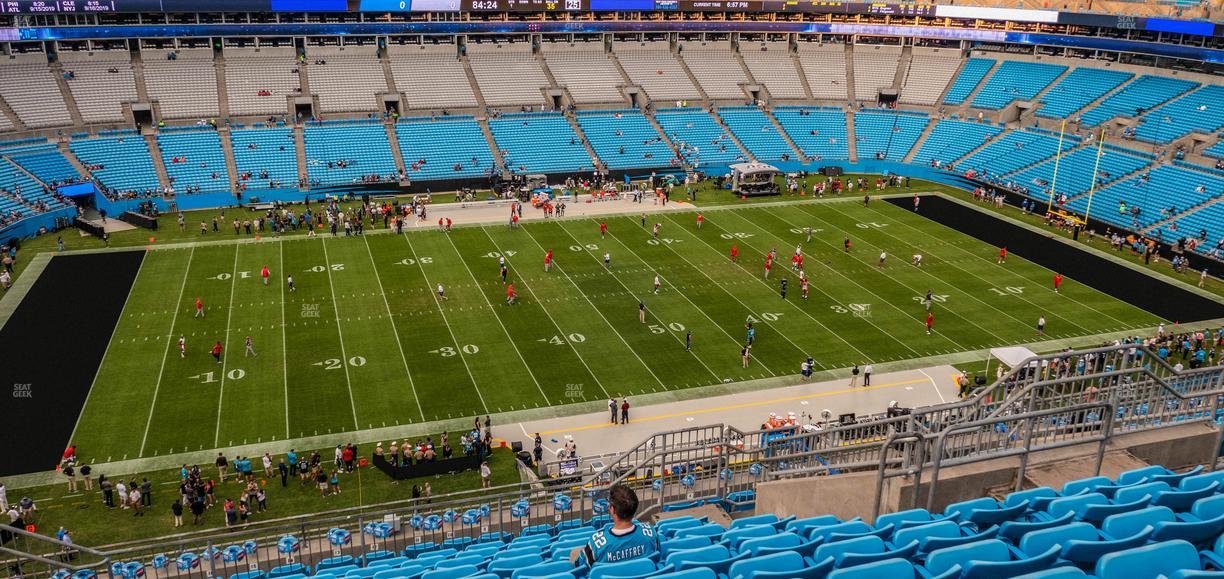 Bank of America Stadium - Section 544 Seat View