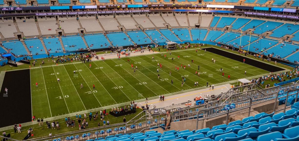 Bank of America Stadium - Section 545 Seat View