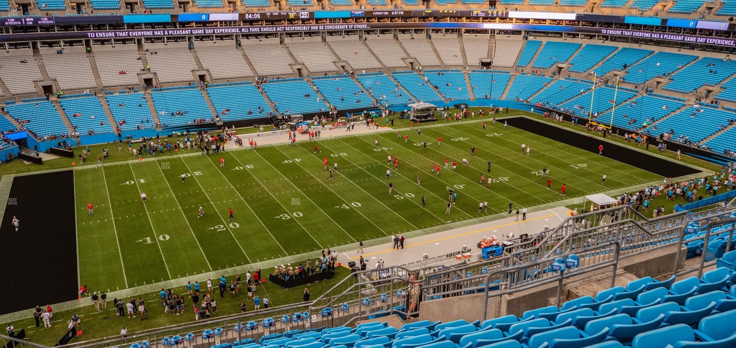 Bank of America Stadium - Section 545 Seat View