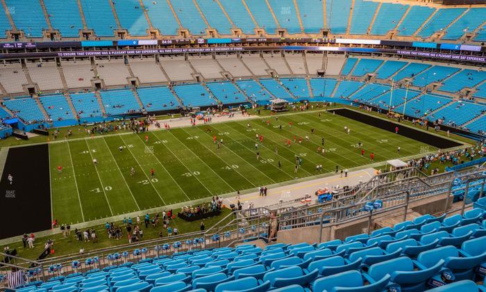 Bank of America Stadium - Section 545 Seat View