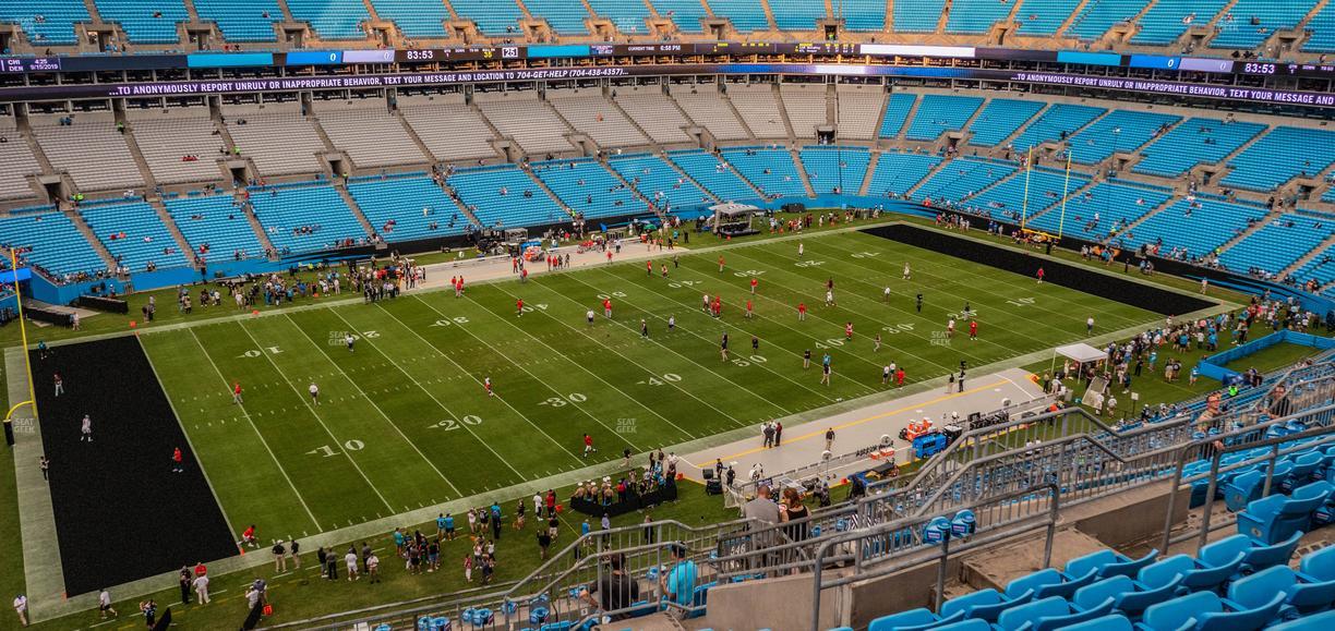 Bank of America Stadium - Section 546 Seat View