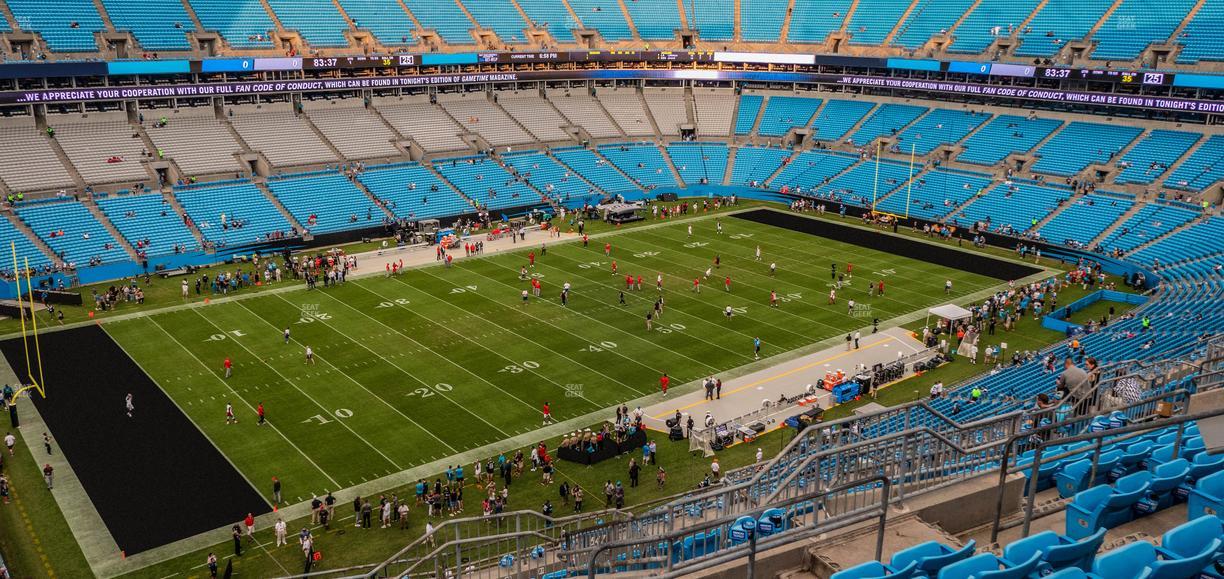 Bank of America Stadium - Section 547 Seat View