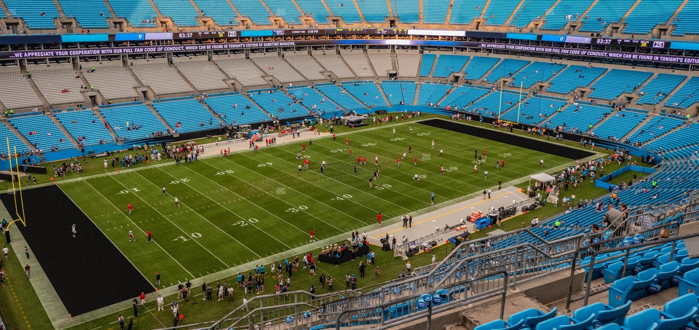 Bank of America Stadium - Section 547 Seat View