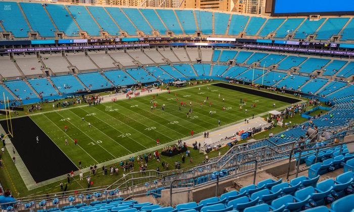 Bank of America Stadium - Section 547 Seat View