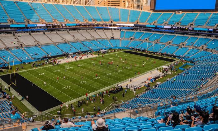 Bank of America Stadium - Section 548 Seat View