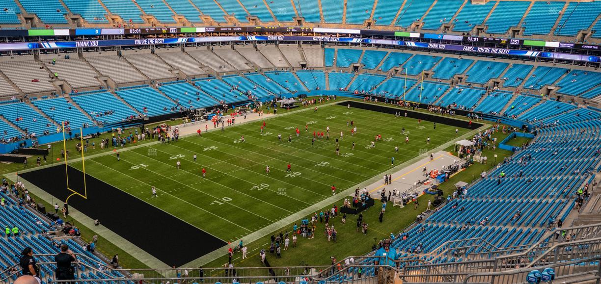 Bank of America Stadium - Section 549 Seat View