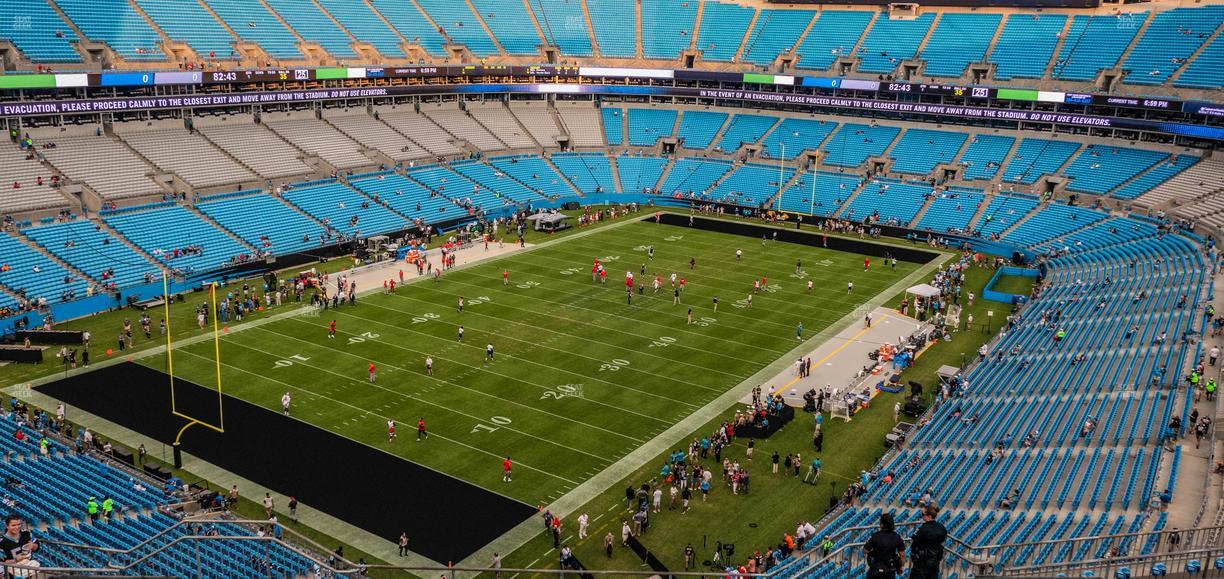 Bank of America Stadium - Section 550 Seat View