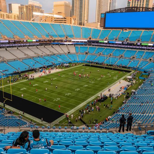 Bank of America Stadium - Section 550 Seat View