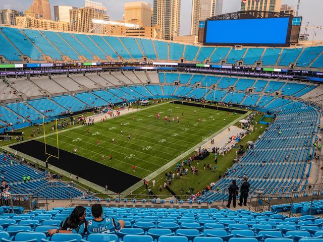 Bank of America Stadium - Section 550 Seat View
