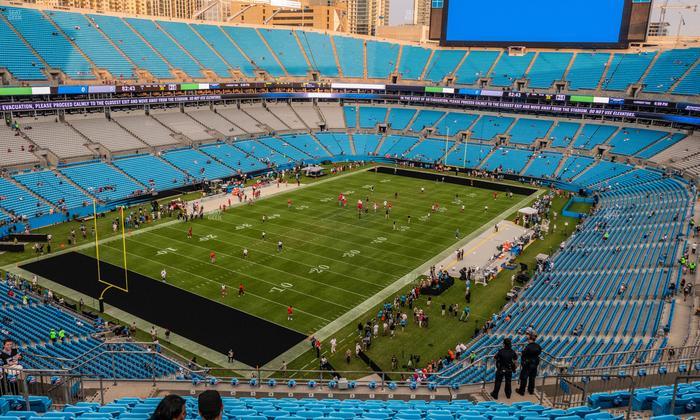 Bank of America Stadium - Section 550 Seat View