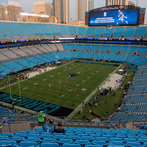 Bank of America Stadium - Section 551 Seat View