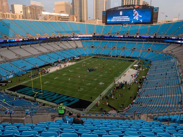Bank of America Stadium - Section 551 Seat View Bank of America Stadium - Section 551 Seat View