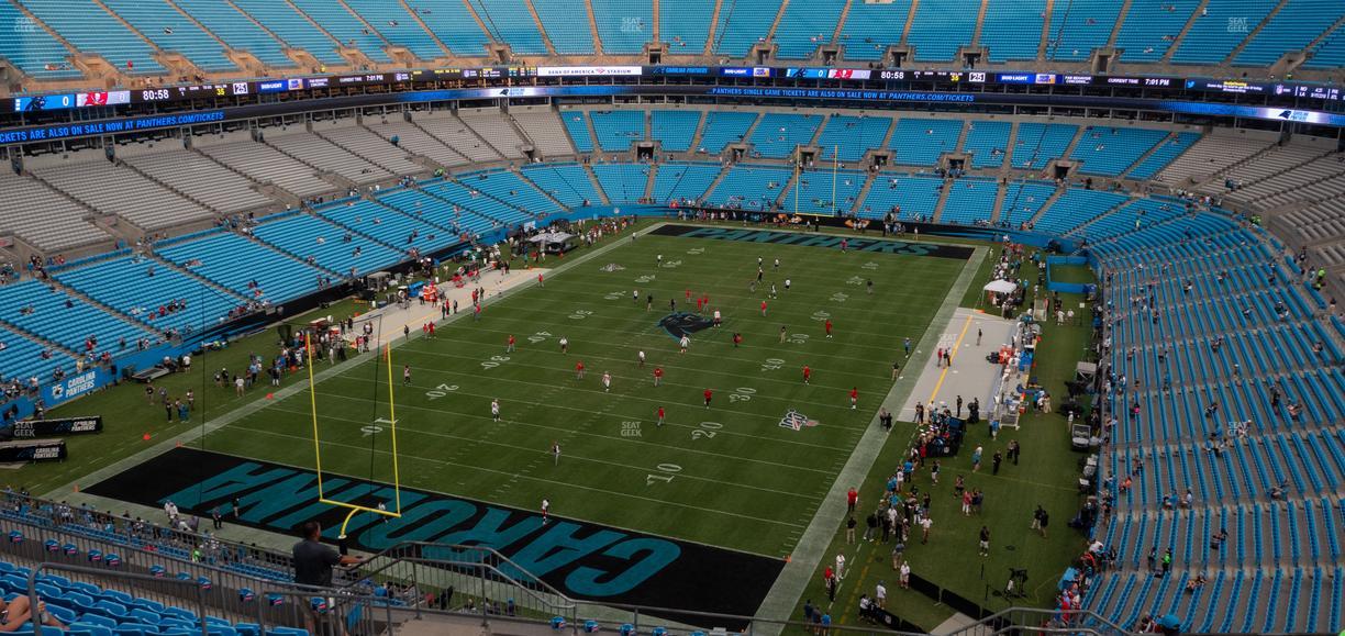 Bank of America Stadium - Section 552 Seat View