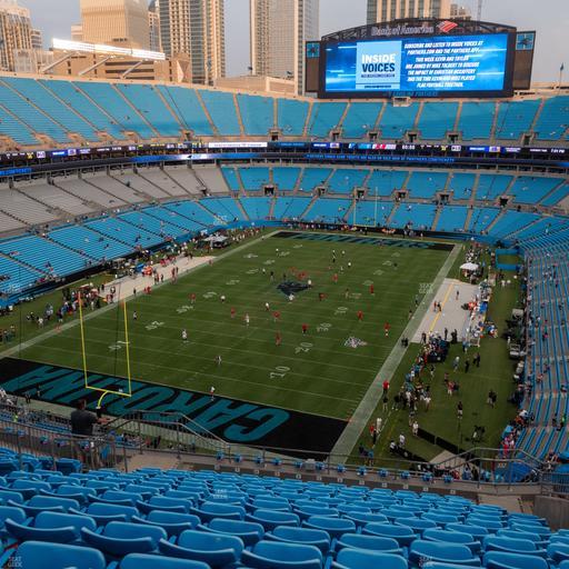 Bank of America Stadium - Section 552 Seat View