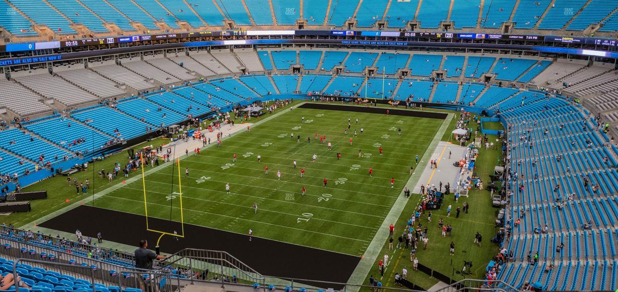 Bank of America Stadium - Section 553 Seat View