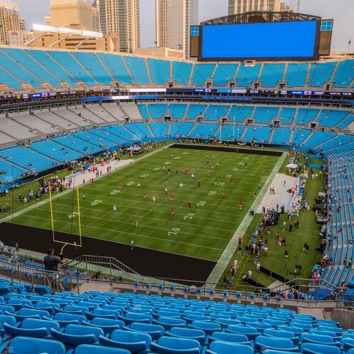 Bank of America Stadium - Section 553 Seat View