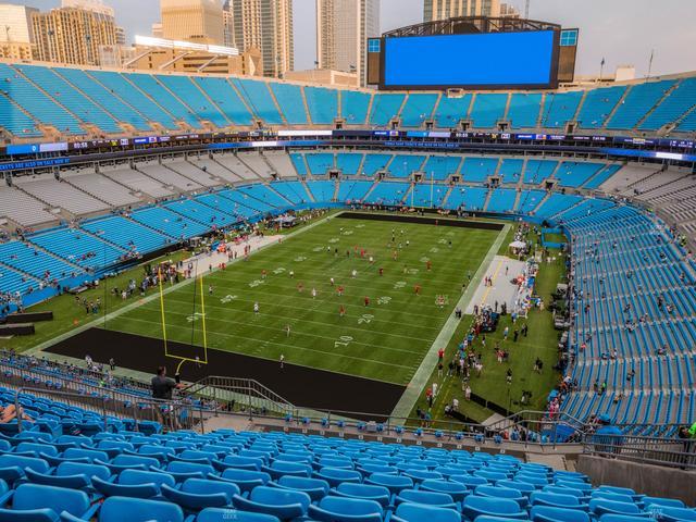 Bank of America Stadium - Section 553 Seat View