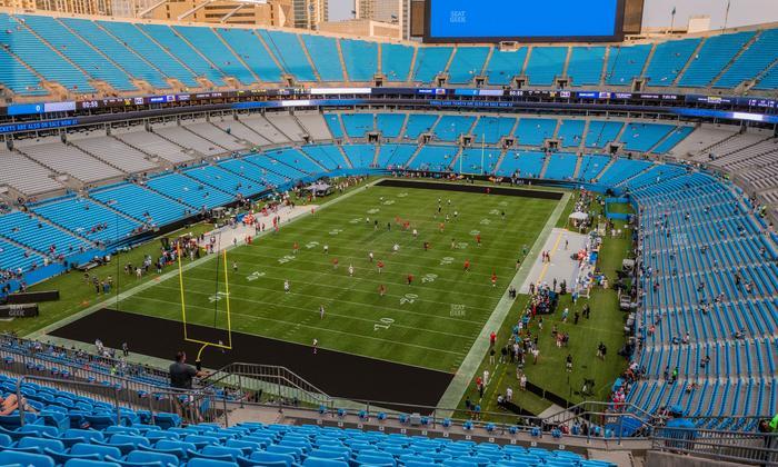 Bank of America Stadium - Section 553 Seat View