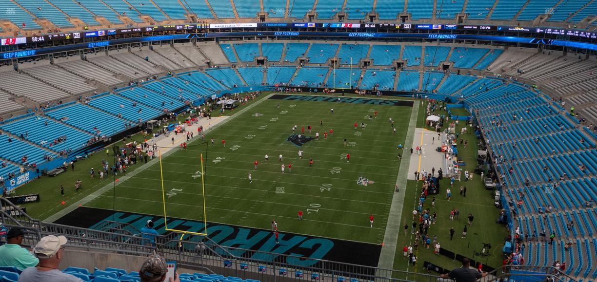 Bank of America Stadium - Section 553 Seat View